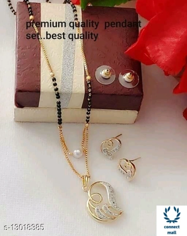 Premium Quality Allure Fusion Gold Plated Mangalsutra - Adjustable, Alloy, Mangalsutra, MultiPack Of 1